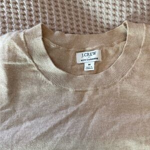 J.Crew Cashmere Blend Tan Sweater
